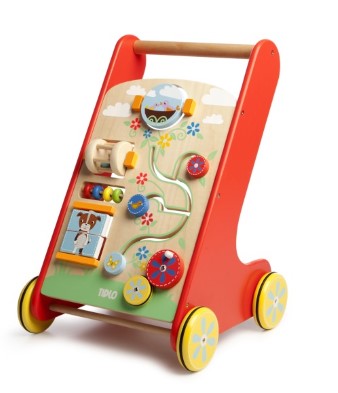 baby push along walker wooden