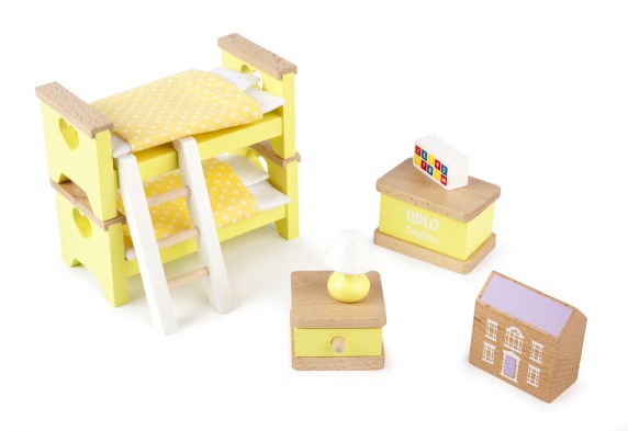 wooden dolls house furniture pack