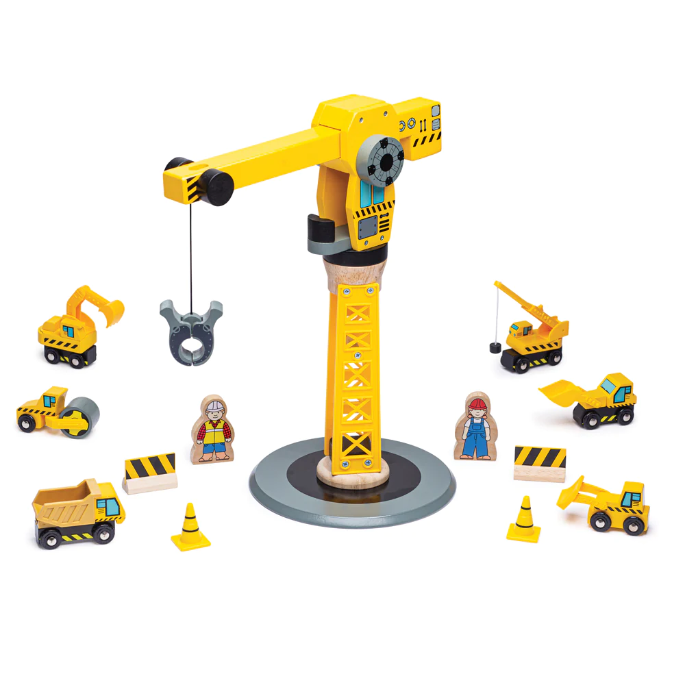 Bigjigs Rail Big Crane Construction Set