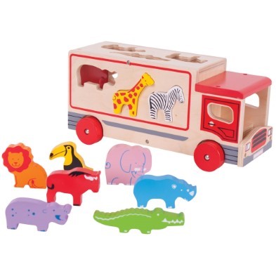 bigjigs animal shape lorry