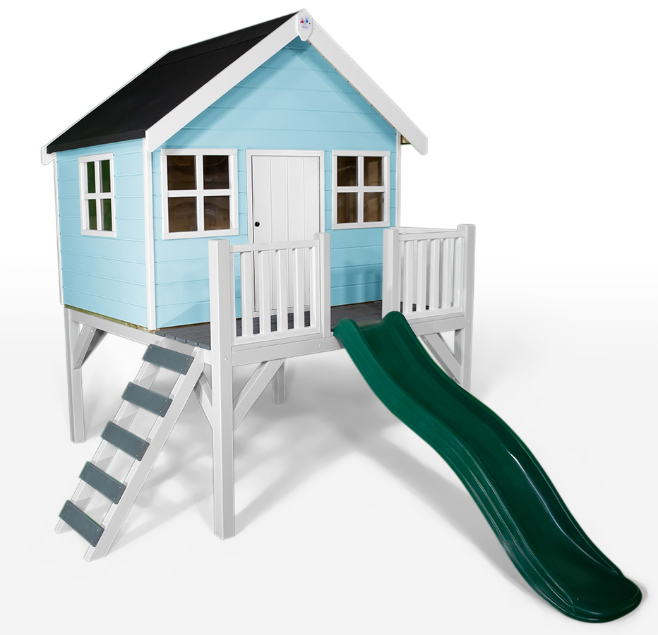 Felix Playhouse by Little Rascals in Baby Blue outdoor playhouses for children