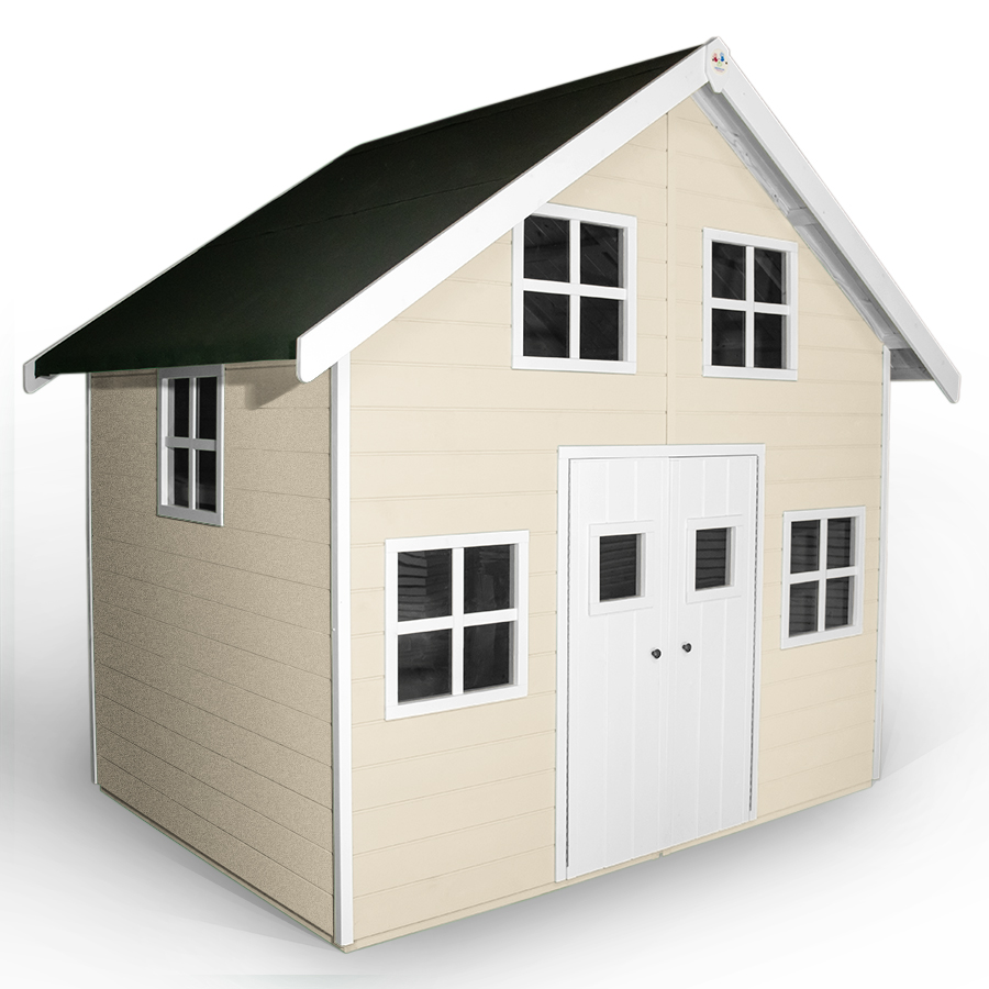 White wooden store playhouse
