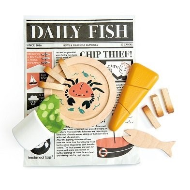 Fish and chips playset