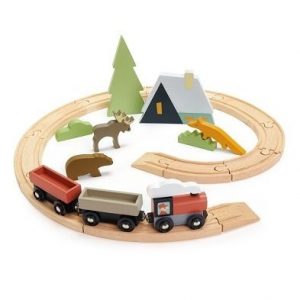 wooden train set uk