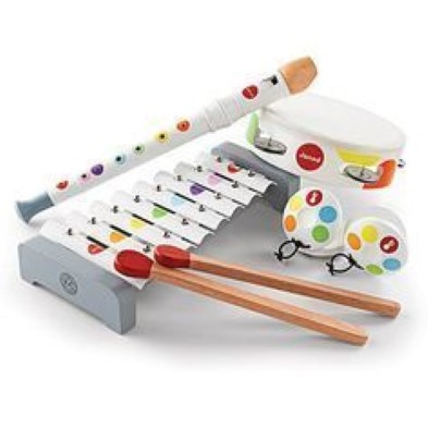 Janod Confetti Musical Set Wooden Musical Toys, The Toy Centre UK