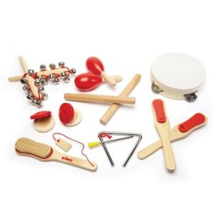 tidlo wooden musical instrument set 14 pieces