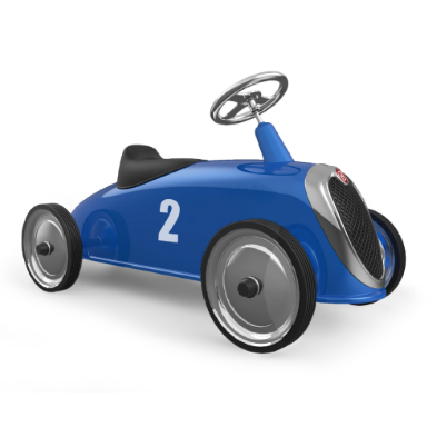 Blue ride outlet on car