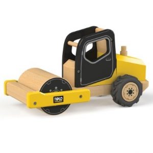 Wooden road roller Construction toys by Tidlo at The Toy Centre